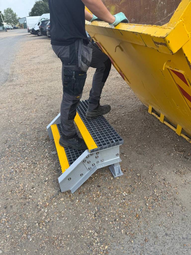 GRP Step Unit Without Handrail | Industrial Access Steps