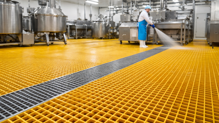Why GRP Grating Is Perfect for Food Production Facilities